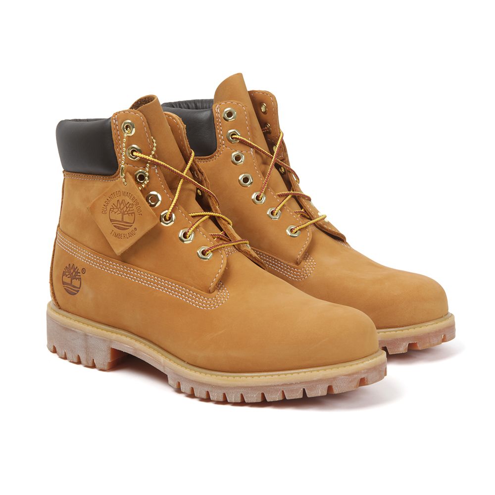 LEATHER TIMB BOOTS