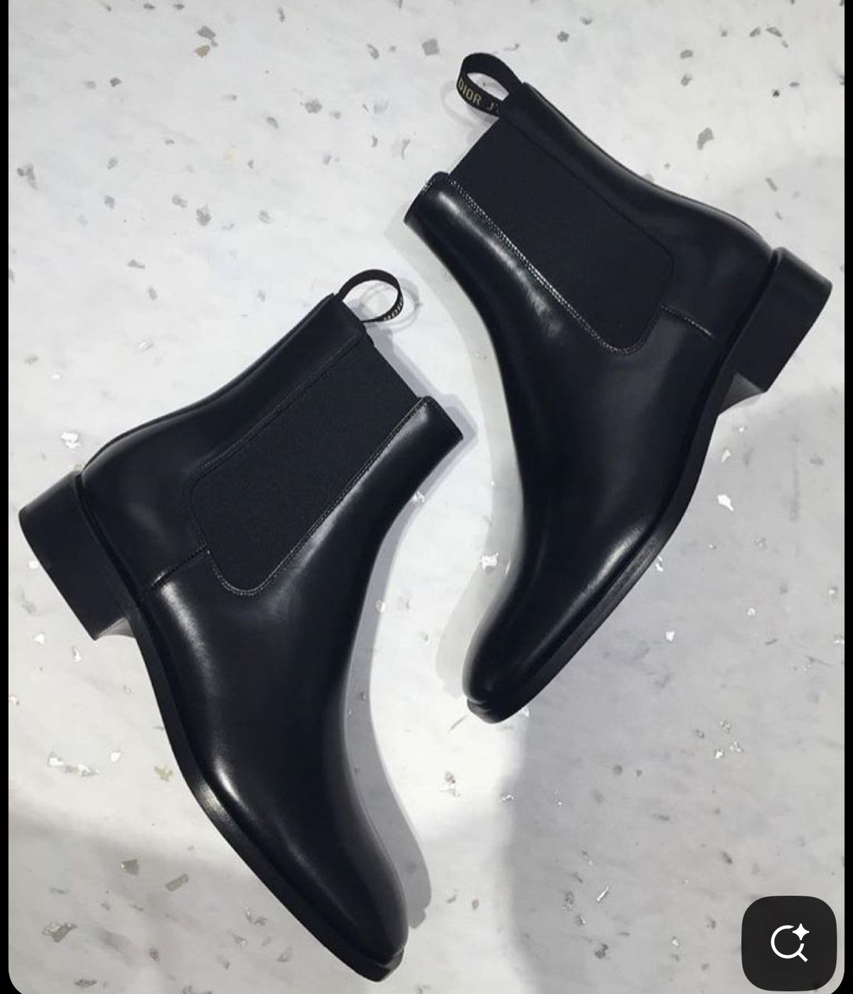 LEATHER CROCO CHELSEA