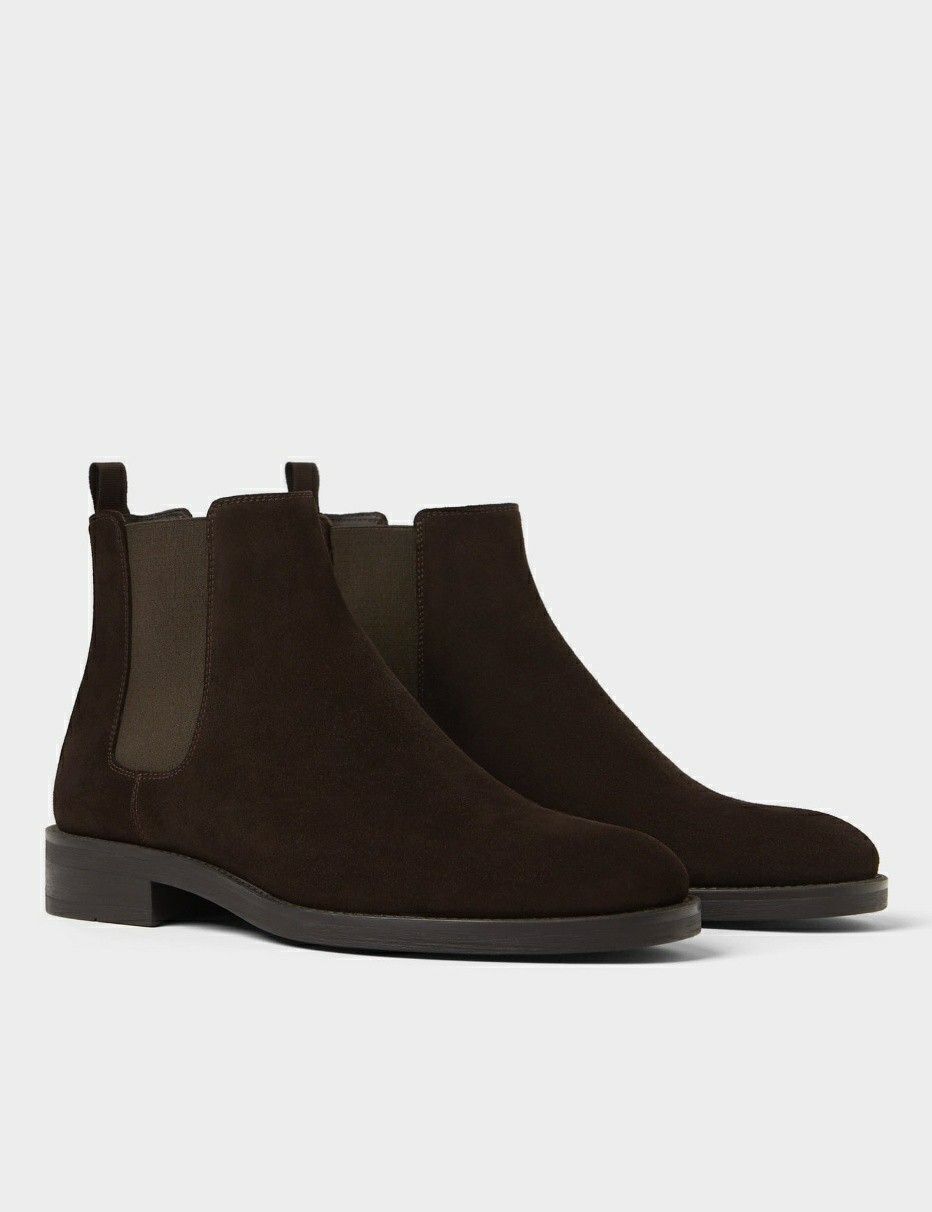 GENUINE LEATHER CHELSEA BROWN (SUEDE)