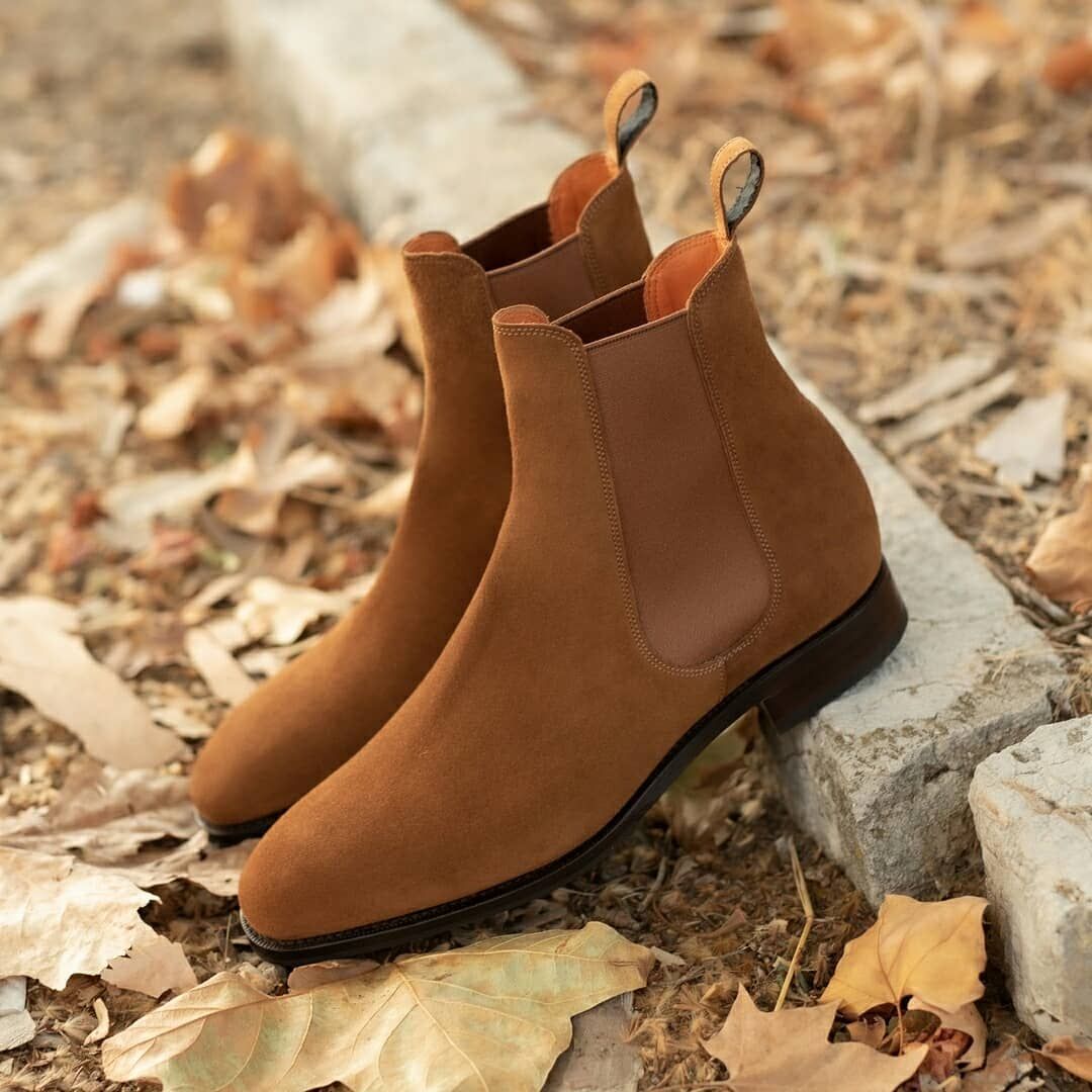 GENUINE LEATHER CHELSEA TAN (SUEDE)